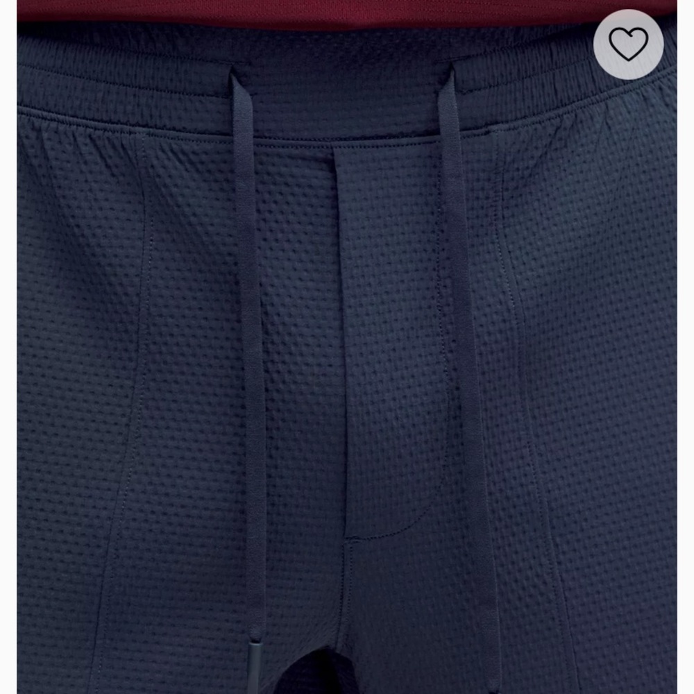 lululemon athletica Men's Burgundy Textured Joggers